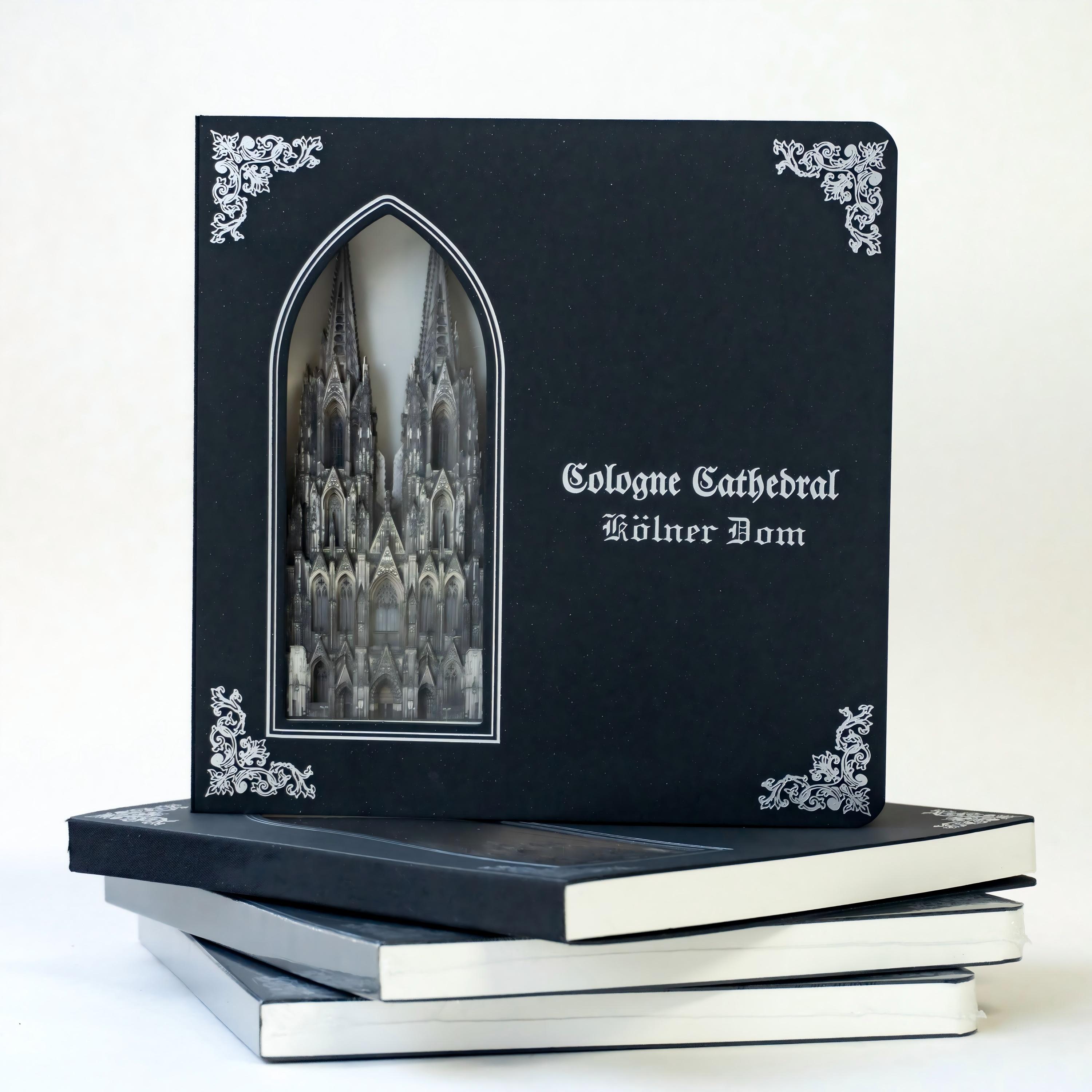168mm Hardcover Creative Craft Notebook Cultural Stationery with 3D Carving Premium Travel Souvenir (Black,140 Pages&168MM)