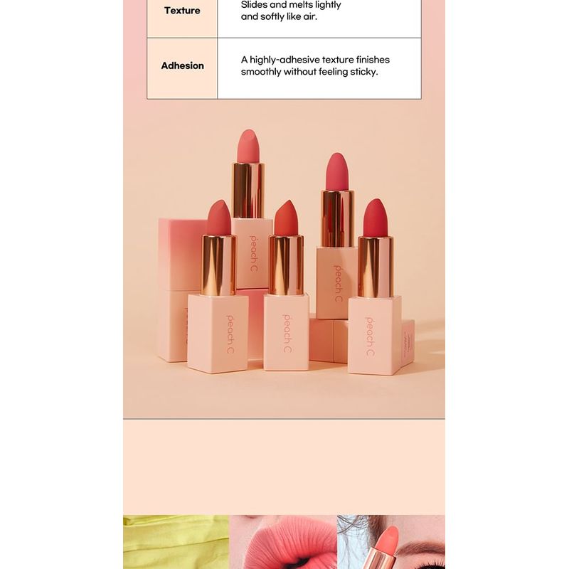 Peach C - Easy Matte Lipstick - 7 Colors