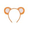 Cartoon Bear Ears Headband Bows Tie Mini Skirt Fashionable Soft Fabric Hair Accessory for Women and Kids