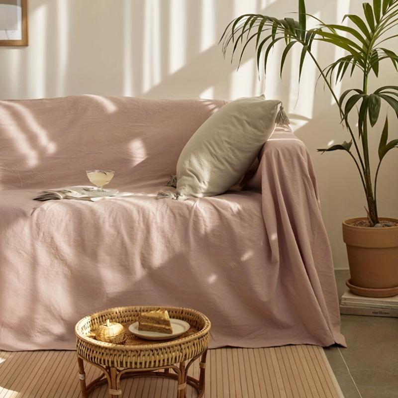 100% Cotton Sofa Slipcover Nordic Couch Cover Four Seasons Universal Furniture Protector Sofa Cover for Bedroom Home Decor 1PC