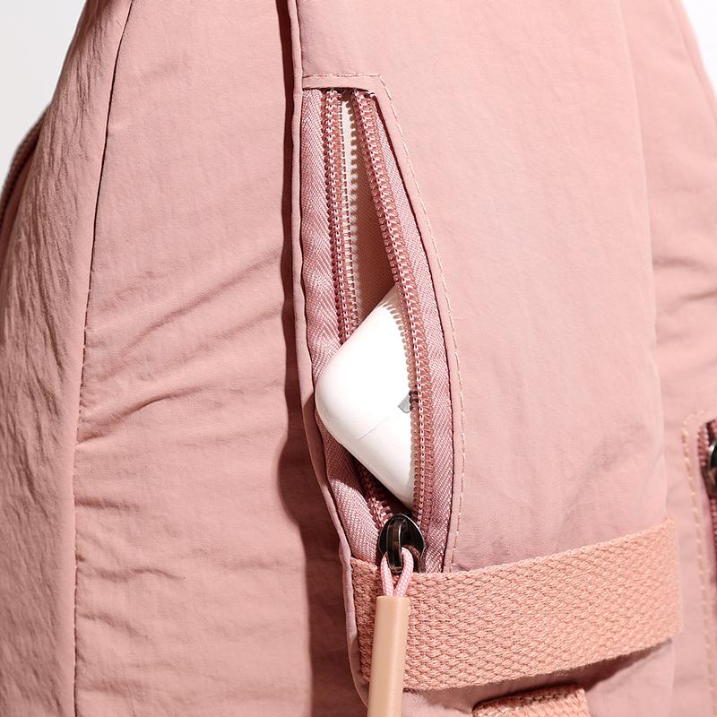 Chest Bag Women's Multifunctional Shoulder Crossbody Bag Lightweight Water-repellent Nylon Bag