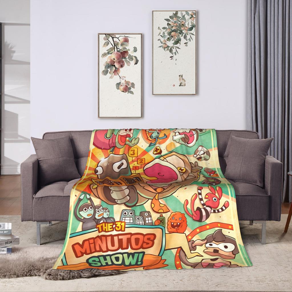Comedy 31 Minutos Sketches Warm Soft Blankets Decorative Plush Throw Blanket Funny Couch Chair Flannel Bedspread Sofa Bed Cover