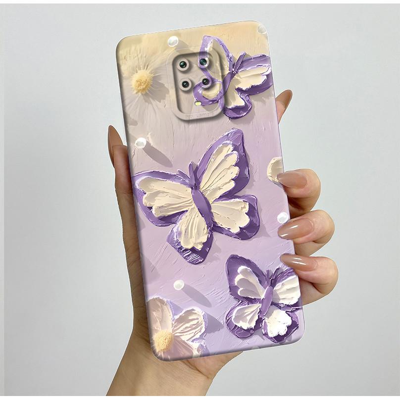 

Coque For Xiaomi Redmi Note 9 Pro 9 ProMax 9S Case Butterfly Flowers Phone Cover For Note9S Funda Soft Silicone Cases Shell Capa Redmi Note 9 Pro Max