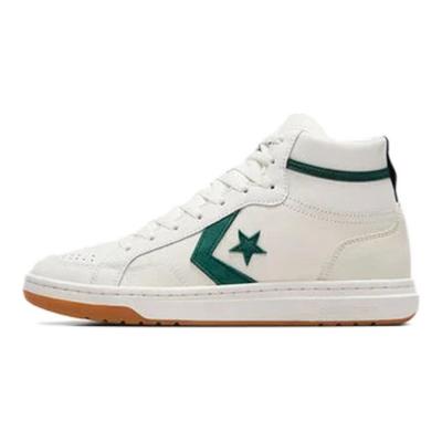 Pro Blaze Luxe Mid Classic Sport - Vintage White Green Envy Unisex Sneakers Cream Egret A09516C