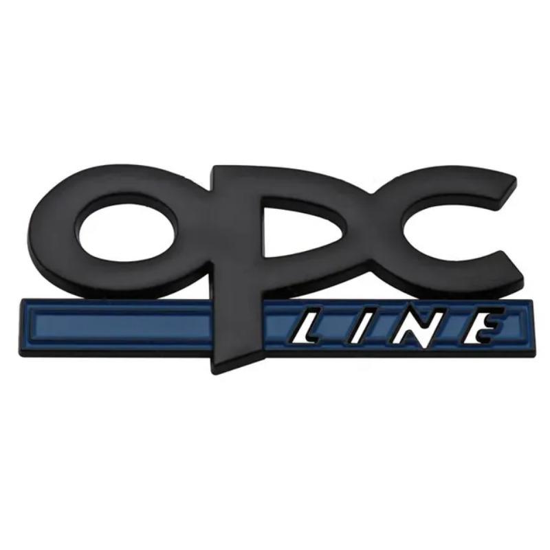 3D Metal OPC Line Car Rear Boot Trunk Emblem Badge Sticker Decal Accessories For Insignia Corsa E Astra H J D Zafira Vectra
