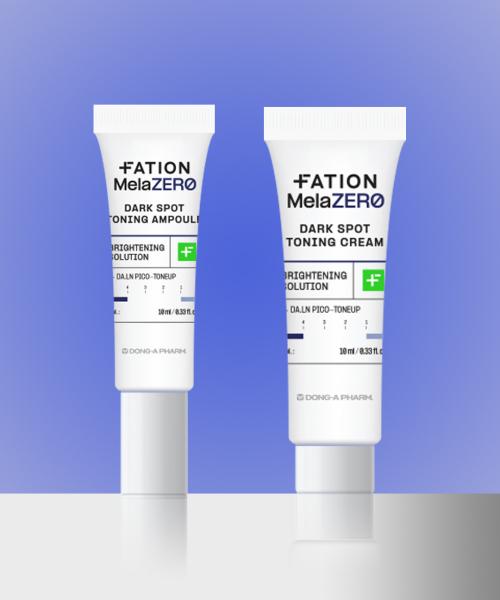 FATION MelaZero Dark Spot Toning 2-Piece Kit (Ampoule 10ml + Cream 10ml) NONE