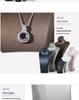 Blue Mannequin Neck Display Stand for Jewelry and Pendant Storage