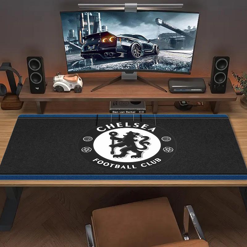 Chelsea Football Club Print Cushion Non-slip Laptop Tablet Big Mousepad XXL Mat Mini PC Playmat With Lock edge