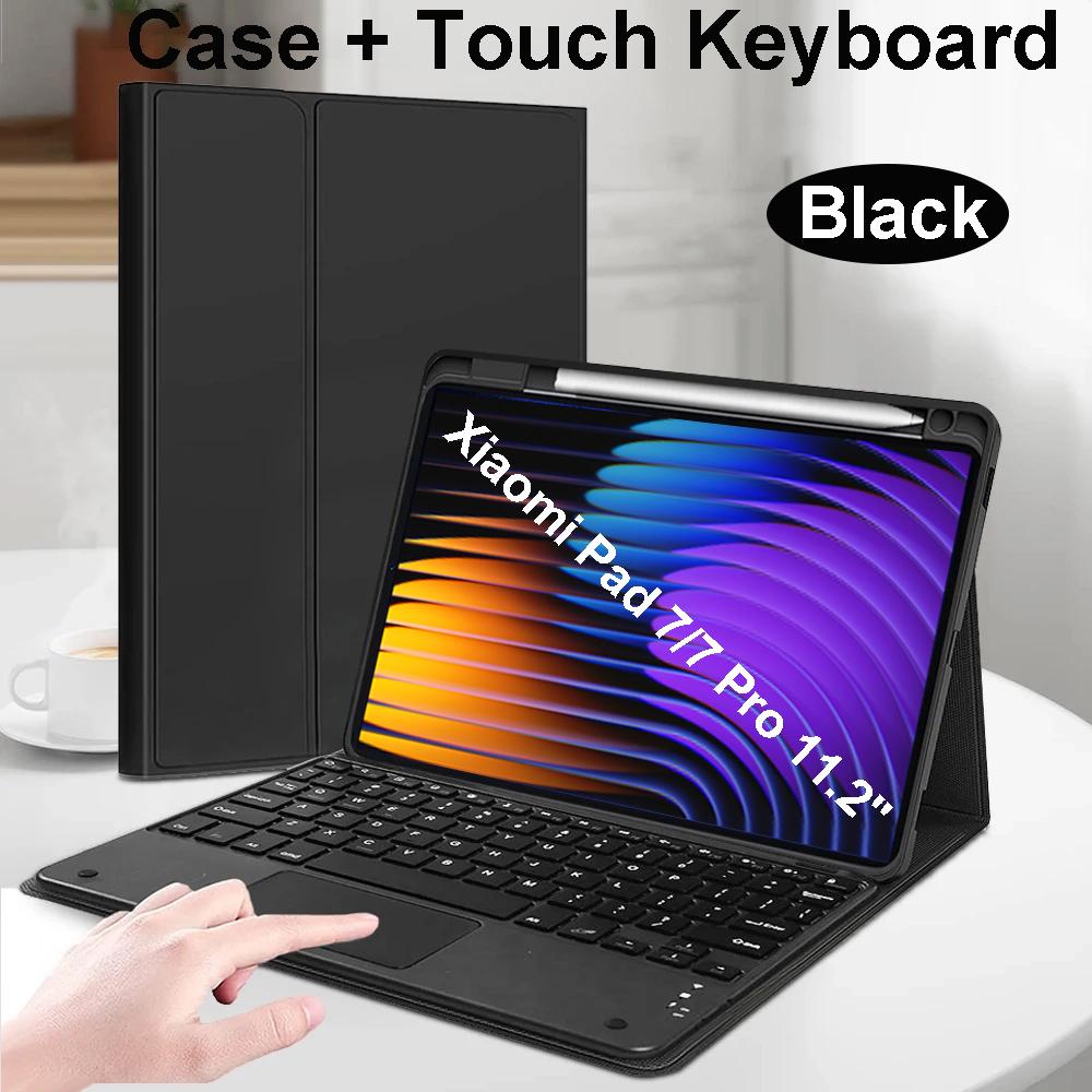 Capa para Pad 7 11,2 polegadas, Capa com teclado Bluetooth para Pad 7 Pro 11,2 polegadas