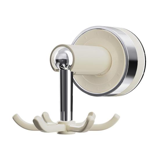 Yousheng Suction Cup Wall Hook 360 Degree Swivel Storage Hook No Drilling 6-Claw Ceiling Hook for Kitchen Utensils Bathroom And Entryway