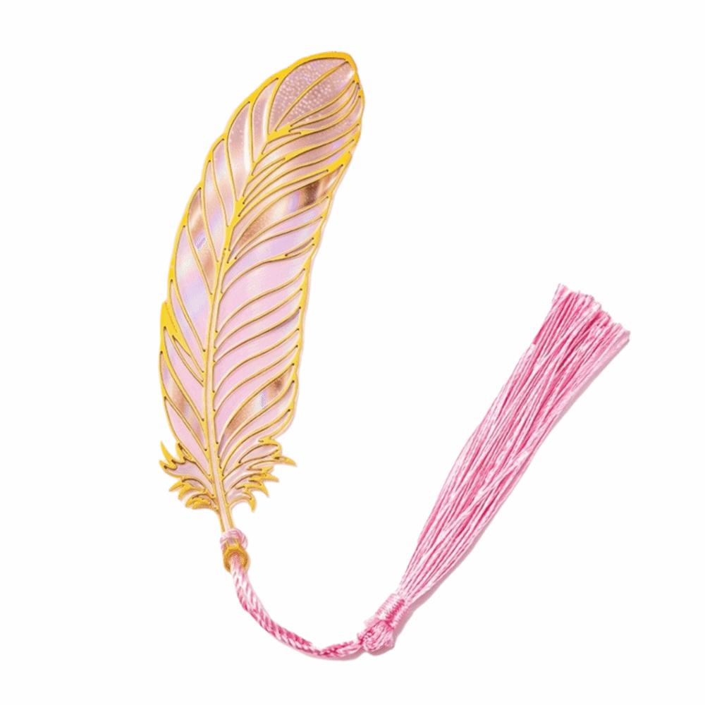 Vintage Peacock Feather Bookmark Light-Transmitting Hollow Out Bookmark  School Supplies