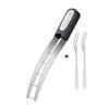304 Stainless Steel Watermelon Cube Cutter Portable Watermelon Slicer Safe Watermelon Fruit Knives Kitchen Fruit Cutting Fork