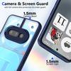 Nothing Phone 3A Case Plating Silicone Bumper Shockproof Clear Back Cover Hard Phone Case for Nothing Phone 3A Phone3A 2025 A059