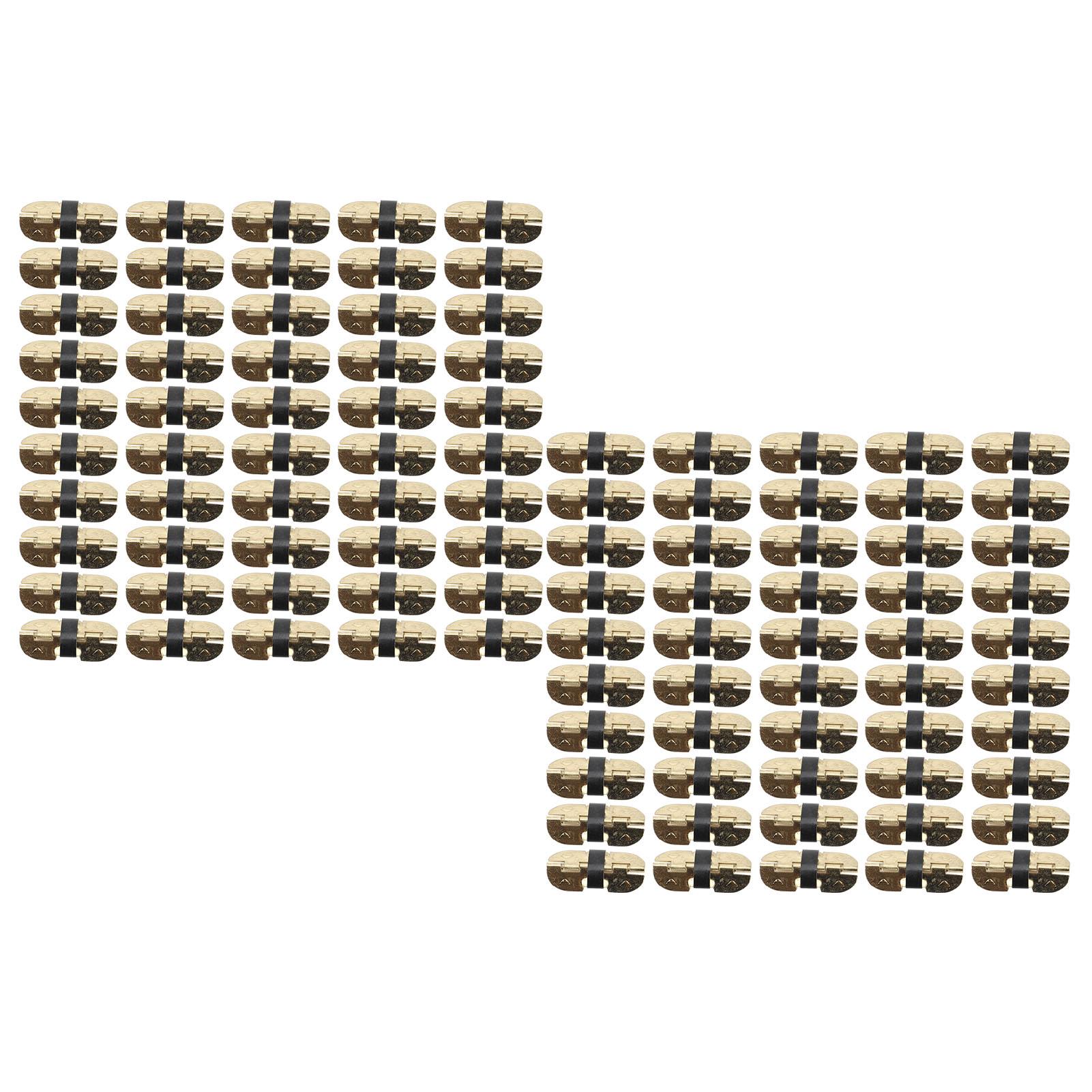 100 шт. Пружинный шарнир Прочный железный самозакрывающийся пружинный шарнир для футляра для очков, шкатулки для драгоценностей 30x13mm/1.18x0.51in