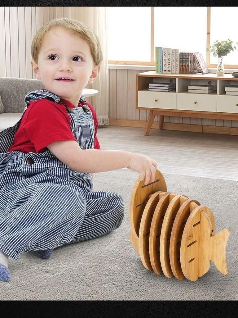 Bambusová podložka pod hrnek Tepelná izolace Dřevěná podložka na stůl Ochrana proti popálení Tepelně odolná podložka na jídelní podnos