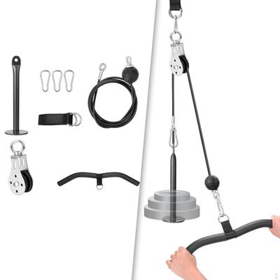 Fitness Lift Pulley Cable System Home and Gym Exercise Equipment for Forearm Biceps