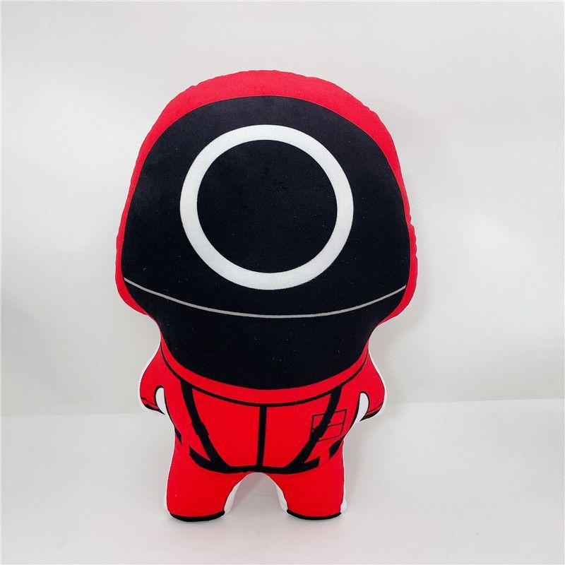 

Игра Красный Кальмар Охранник Рабочий Персонал Плюшевые Игрушки Фронтмен 001 456 218 Кукла Мягкая Round,20cm/7.9in