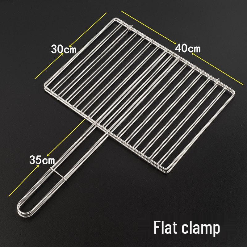 Stainless Steel Round BBQ Fish Grill Basket