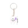 Lot de 10 porte-clés créatifs en forme de dent Couleurs vives et design joyeux en font un cadeau attentionné