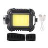 Clamp On Flashlight IPX5 Water Proof 16000lx Multi Function LED Running Light with Red SOS Signal Light for Outdoor