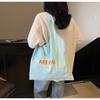 Bag New Large Capacity Shoulder Letter Printed Women's Bag Small Fresh Shopping Bag Versatile Cloth Bag Women