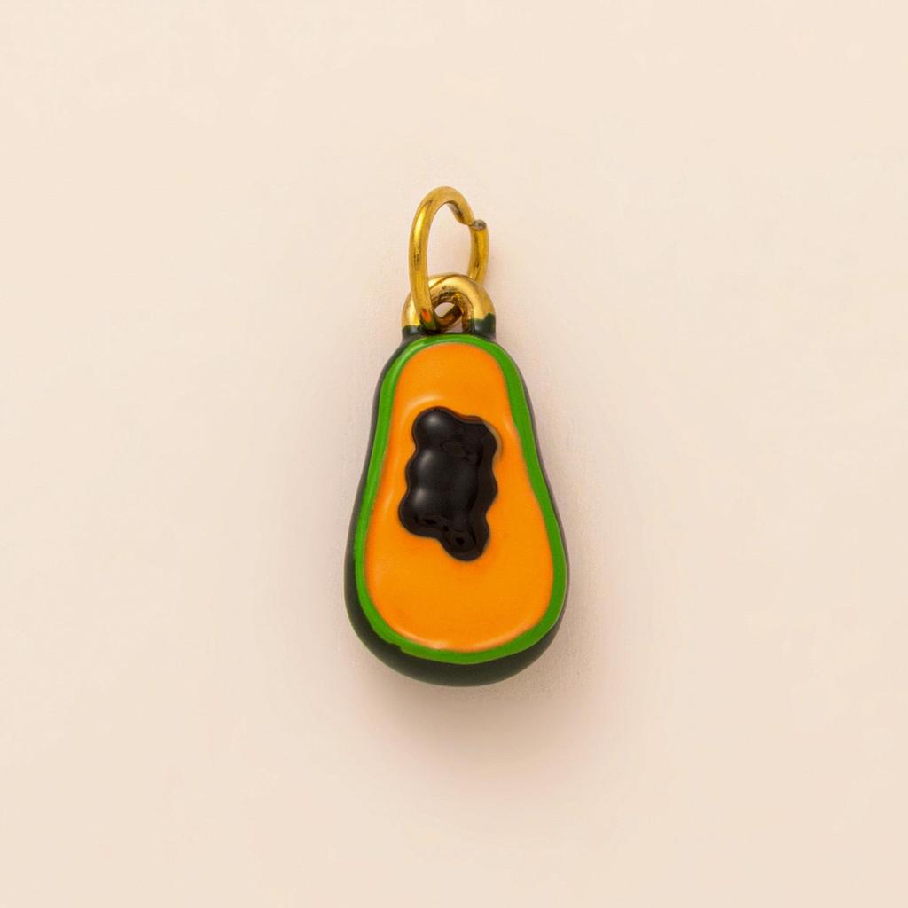 Trendy Roestvrij Staal Fruit Hanger Oorbellen met Langdurige Kleur