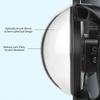 Dome Port for  9 Sport Camera Accessories, Waterproof Dome with 12 Pcs Anti-fog Inserts for  9  Underwater