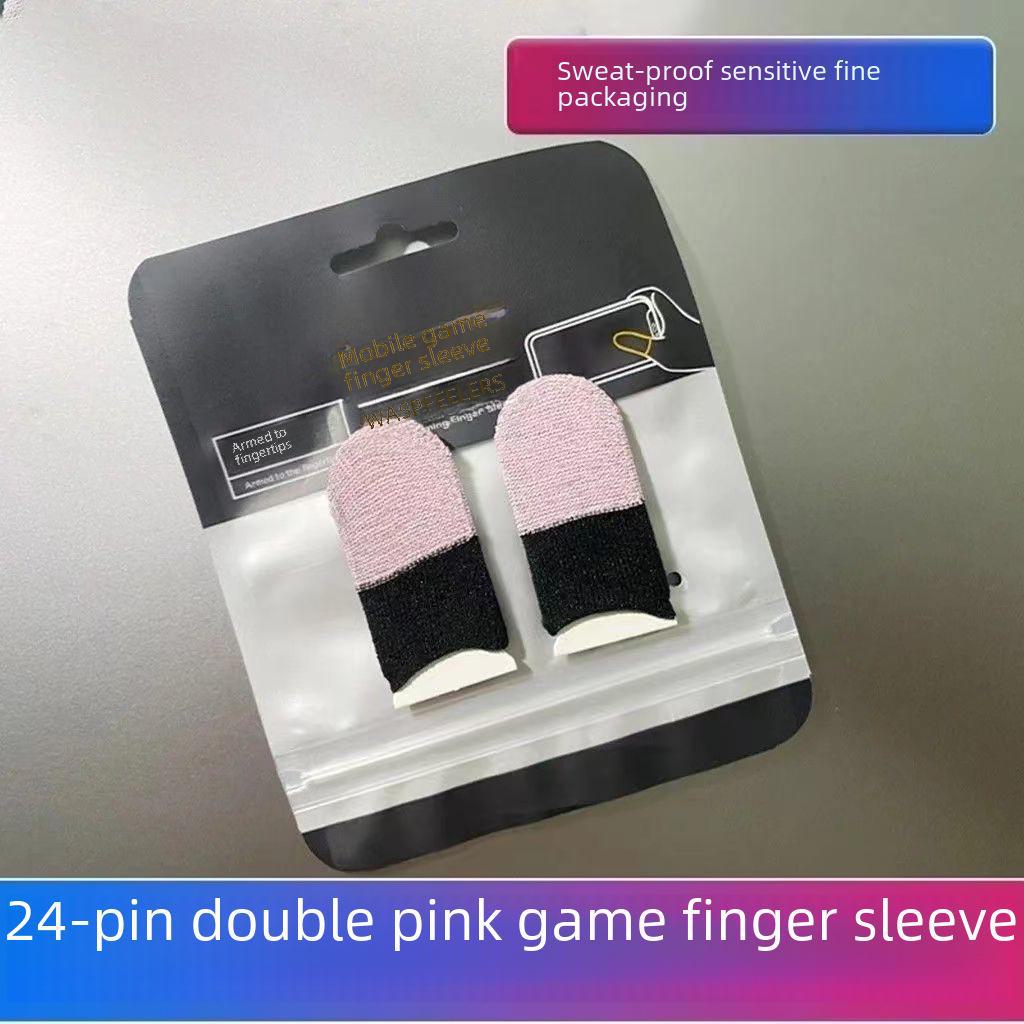 Ultradünne kabellose Gaming-Fingerlinge aus Silberfaser - Schweißfestes Doppelstück für Mobile Gaming