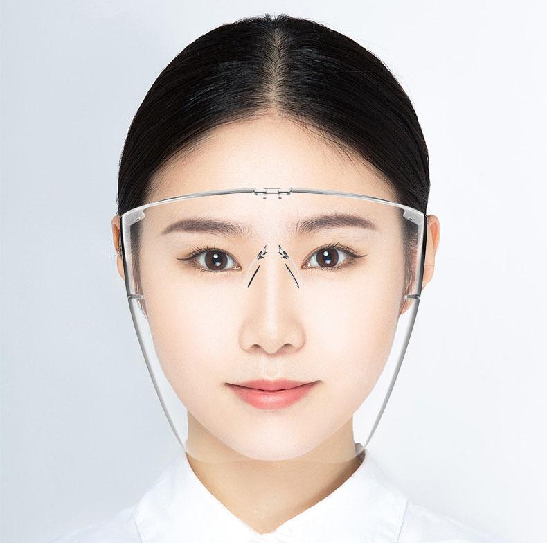 

Прозрачный Защитный Щиток для Лица Super Protective Face Shield для Работы, Кошения Сорняков, Противотуманная Маска на Все Лицо для Кухни, Маслостойкая белый