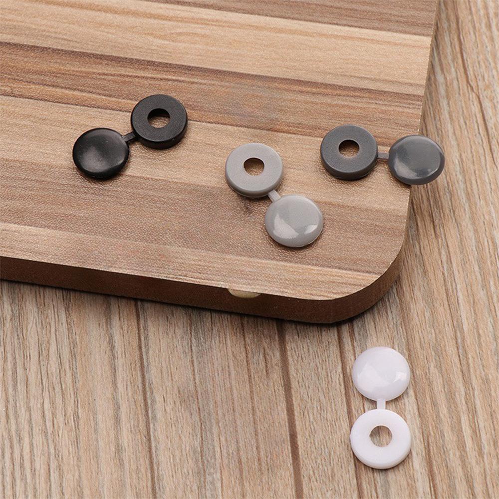 50PCS/Bag Practical Hinged Plastic Screw Fold Snap Protective Cap Button Nuts Cover Bolts Protect Furniture Decor