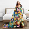 Super Soft Bedding Throws Camping Where‘s Chicky Blanket  Flannel Bedspread For Outdoor Print Sofa Bed Cover