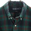 Ralph Lauren Check Pattern Long Sleeve Long Button Down Shirt XL Women Used