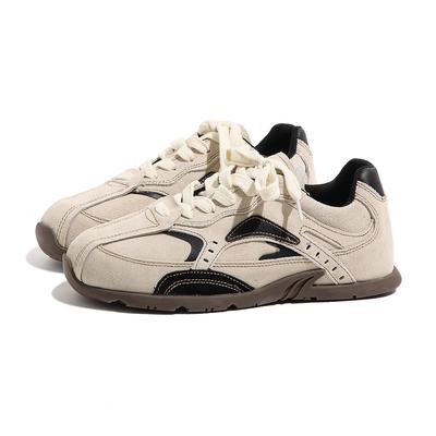 Amerykańskie retro kolory dopasowane Forrest Gump buty damskie uniwersalne płaskie sznurowane codzienne sportowe buty