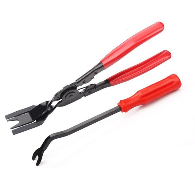 1-3PCS Car Clip Pliers Tool Panel Clip Pliers Set Fastener Remover Auto Retainer Clip Trim Rivet Removal Tool Auto Door Car Uph