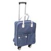 2 In 1 Expandable Carry On Luggage Set Polyester Fabric Weekender Travel Luggage Carry On Suitcase with Wheels for Women Men