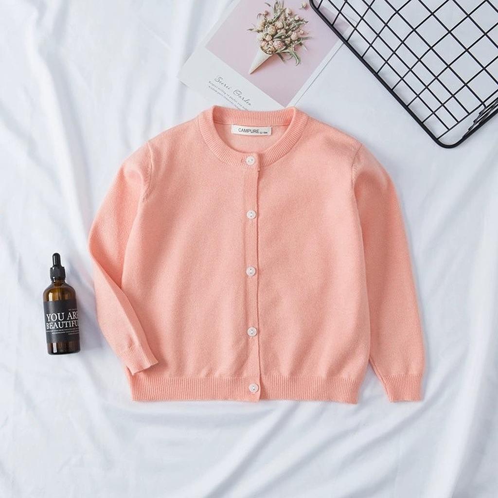 Girls' Stylish Casual Cardigan Sweater Outerwear