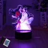 Anime Figures Tian Guan Ci Fu 3D Lamp LED Night Light Remote Control Home Bedroom Lamps Dreamcast Decorative Friend Party Gifts