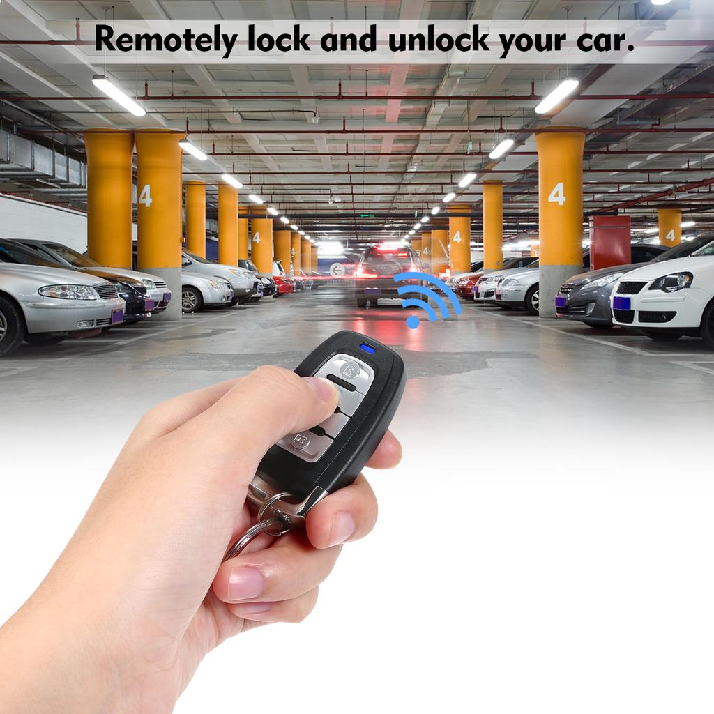 Universal Car Remote Central Kit Locking Keyless Entry System 4 Button DC 12V for Car Vehicle Automotive Support Trunk