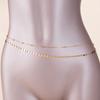 European & American Handmade Sequin Bead Waist & Body Chain Set for Women