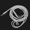 3.5mm/Type-C Headphone Cable 8Core Silver Plated Braided Earphone Cable 2Pin 0.78mm Plug Replacement Earphone Cable