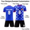 Ensemble personnalisé de deux pièces de football pour adultes et enfants