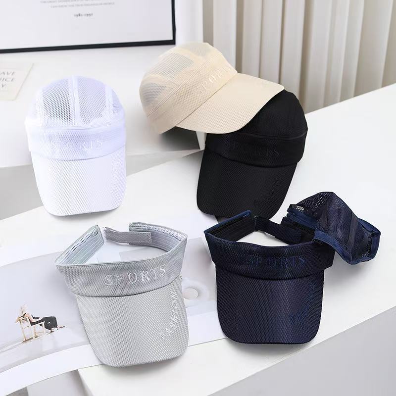 Spring And Summer Mesh Hat Thorn Men'S Embroidered Letter Baseball Cap Women'S Breathable And Versatile Sunscreen Wide-Brimmed Peaked Cap