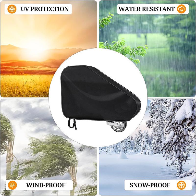 Black RV Travel Trailer Hitch Cover