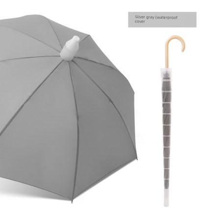 Waterproof Umbrella, Double-Sized Reinforced Long-Handled Umbrella for Men, Wind-Resistant, Extra-Large Straight Umbrella for Three People, Can Be