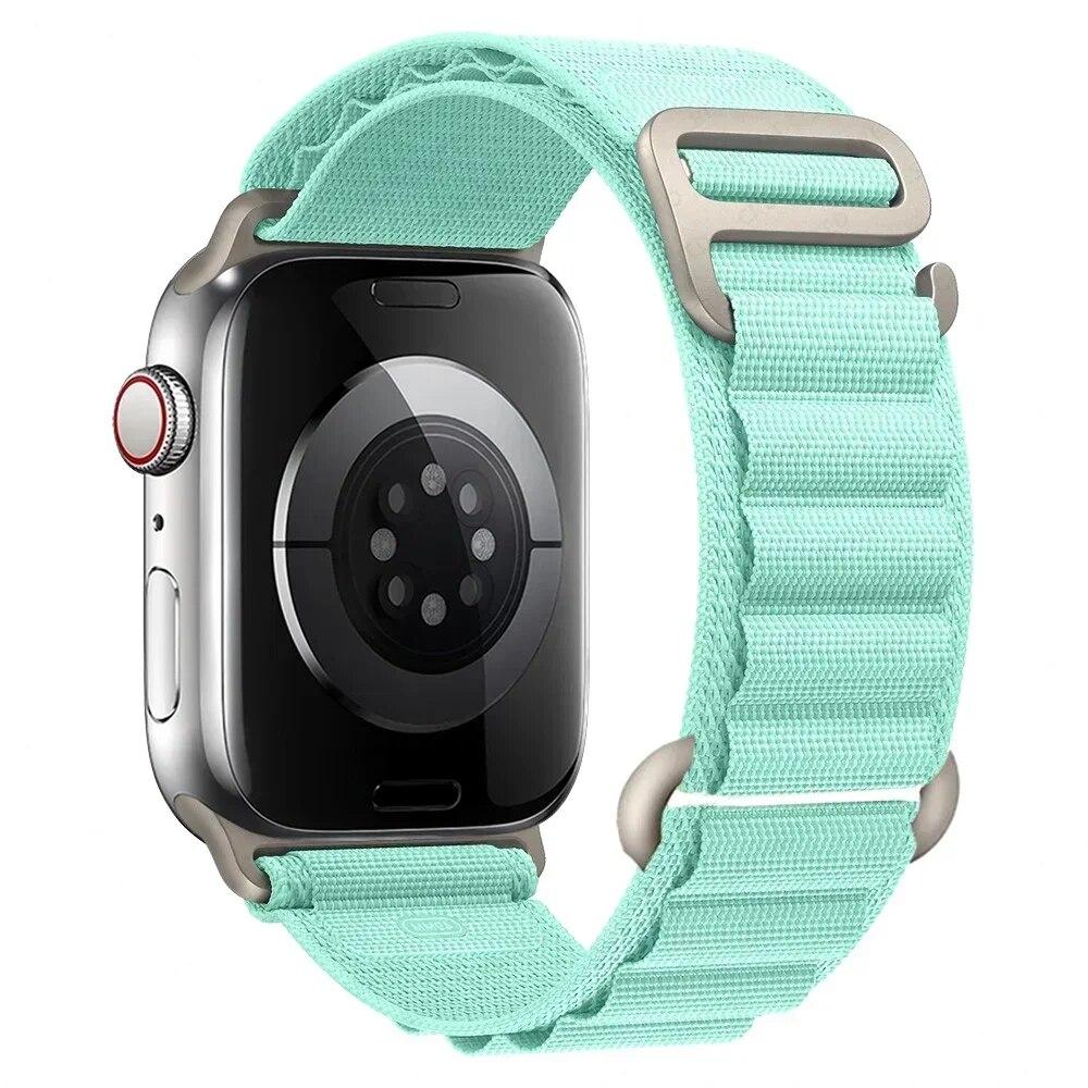 Alpine loop pásek pro Apple Watch pásek 49mm 44mm 40mm 45mm 41mm 42mm 38mm 40 44 45mm náramek iWatch Ultra série 7 6 5 3 se 8