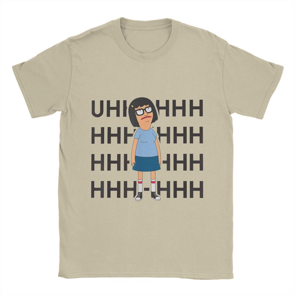 2025 Summer Bob Burgers 100 Pure Cotton Printed Tshirt for Men Harajuku Casual Tshirt Short Sleeve Funny Top Tees Breathable