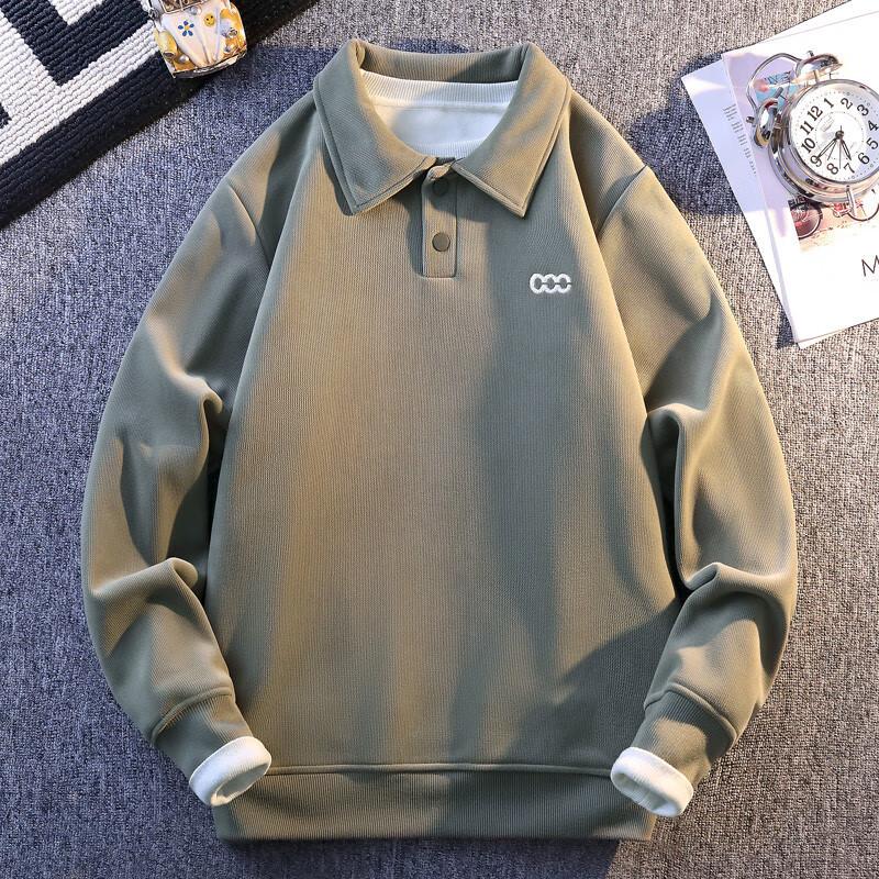 Men's Thick Fleece Pullover Sweatshirt