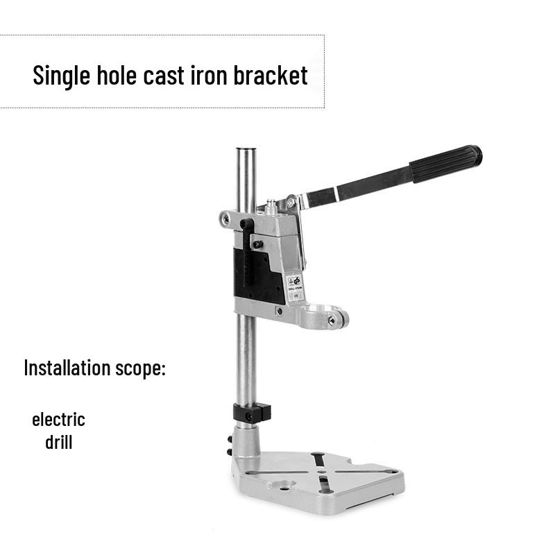 Multi-Function Electric Drill Stand for Bench or Handheld Use