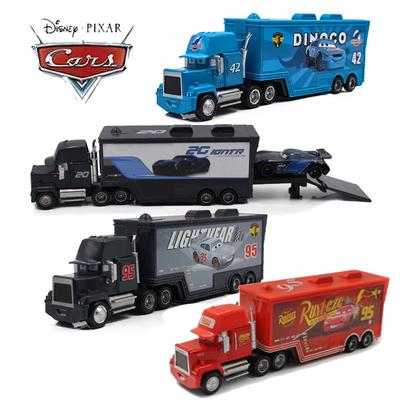 1:55 Disney Pixar Auta 3 Blesk McQueen Černý bouřlivák Jackson Cruz Strýček Mack Nákladní auto Série slitina Auta Hračky hračka pro kluky dárek pro dítě
