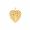 New Unique Heart-shaped Pendant Jewelry Accessory Copper Zircon Heart Charm Necklace Pendant DIY Jewelry Making Component